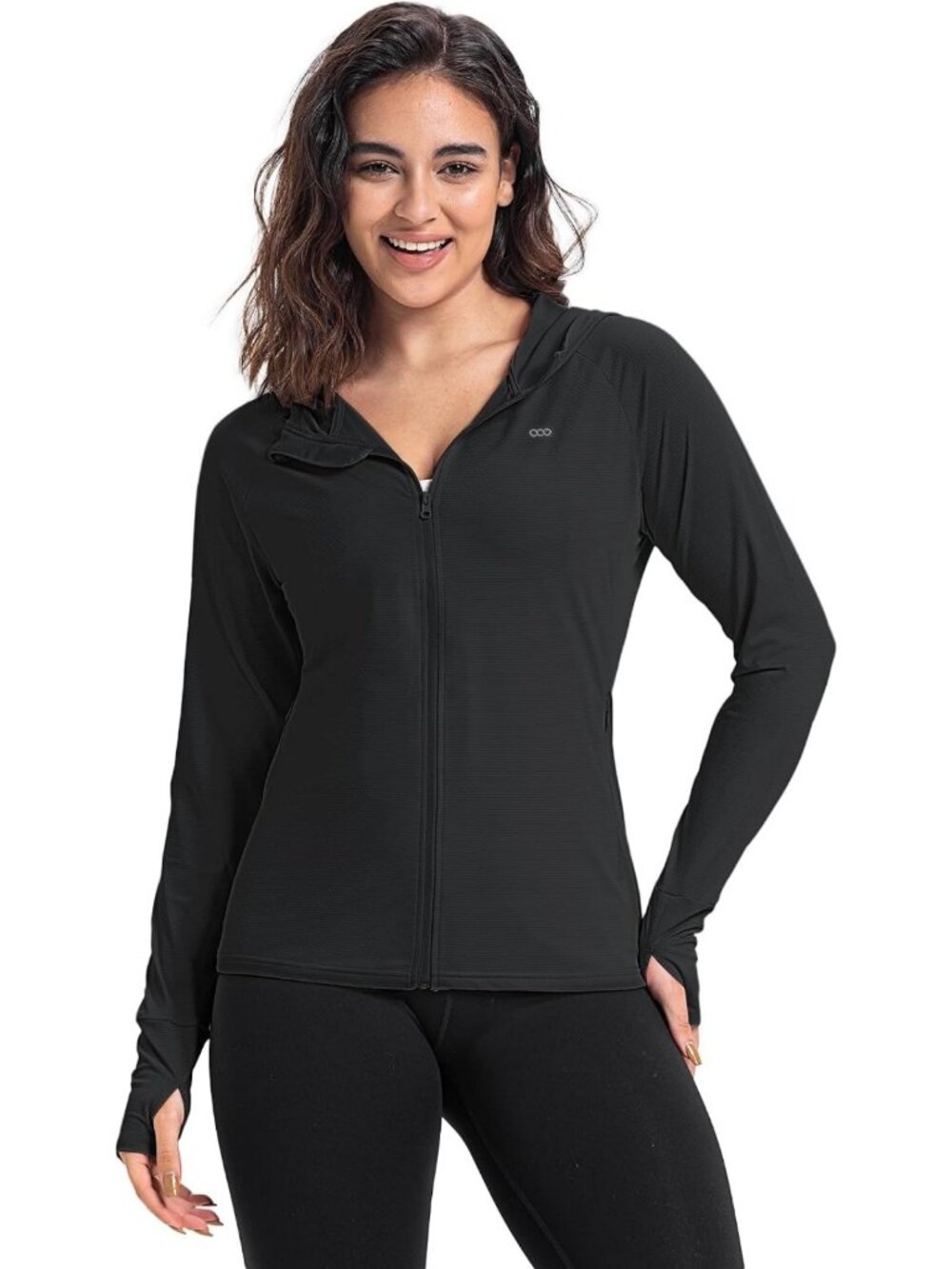 Lightweight Women's Sun Protection Jacket - UPF 50+ Athletic Hoodie, Outdoor